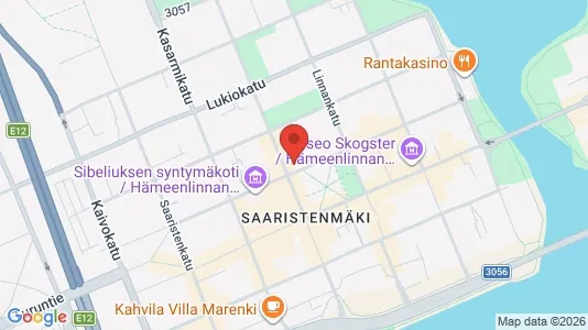 Lokaler til leje i Hämeenlinna - kort over placeringen