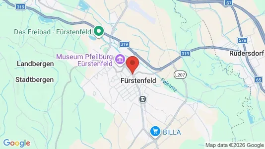 Företagslokaler för uthyrning i Fürstenfeld – Foto från Google Street View