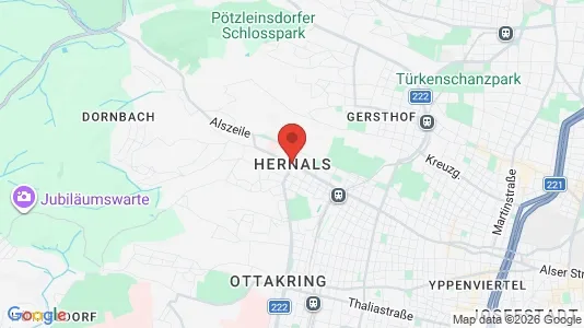 Werkstätte zur Miete i Wien Hernals – Foto von Google Street View