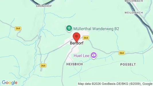 Commercial properties for sale i Berdorf - kort over placeringen