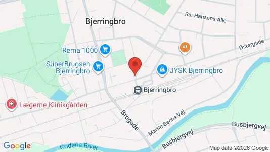 Liikekiinteistöt Myynnissä i Bjerringbro - Kuva Google Street Viewstä