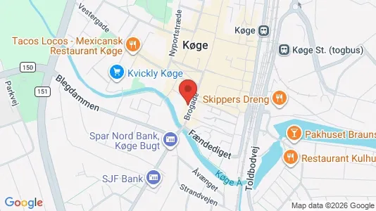 Liikekiinteistöt Myynnissä i Køge - Kuva Google Street Viewstä