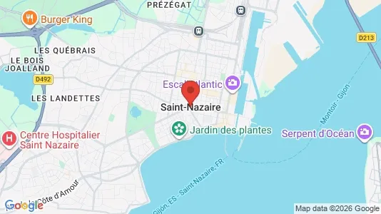Ladenlokale zur Miete i Saint-Nazaire – Foto von Google Street View