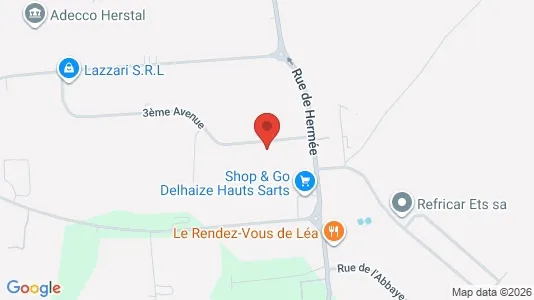 Industrial properties for rent i Herstal - kort over placeringen