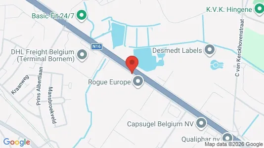 Industrial properties for rent i Bornem - kort over placeringen
