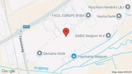 Værkstedslokaler til leje i Genk - Foto fra Google Street View
