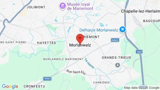 Tiendas En alquiler i Morlanwelz - Foto de Google Street View