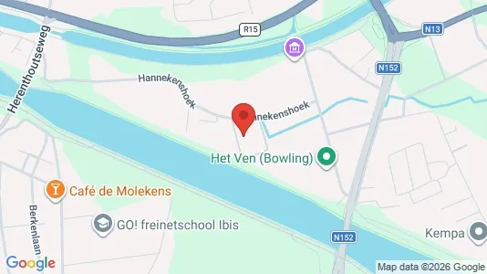 Industrial properties for rent i Herentals - kort over placeringen