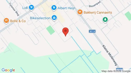 Industrial properties for rent i Stabroek - kort over placeringen