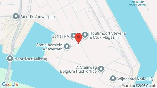 Industrial properties for rent i Stad Antwerp - kort over placeringen