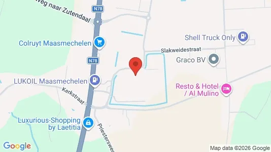 Industrial properties for rent i Maasmechelen - kort over placeringen