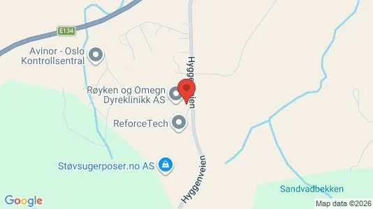 Lokaler til salg i Røyken - Foto fra Google Street View