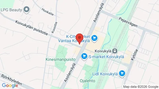 Propiedades comerciales En alquiler i Vantaa - Foto de Google Street View