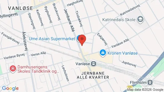 Commercial properties for rent i Vanløse - kort over placeringen