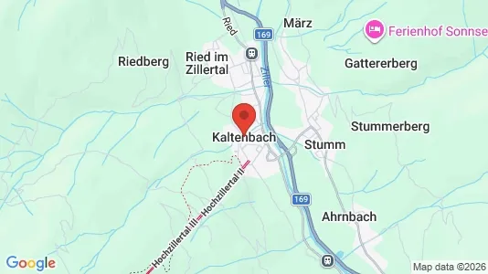 Office spaces for rent i Kaltenbach - kort over placeringen
