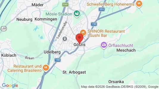 Toimistotilat Vuokrattavana i Götzis - Kuva Google Street Viewstä