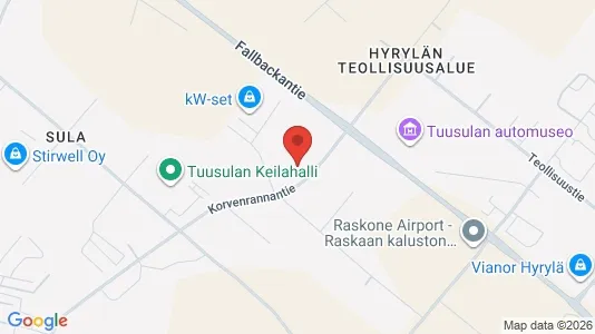Propiedades industriales En alquiler i Tuusula - kort over placeringen