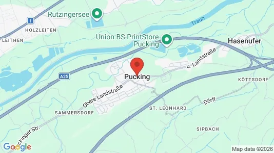 Gewerbeflächen zur Miete i Pucking – Foto von Google Street View