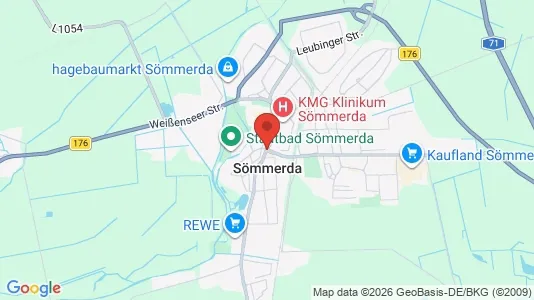 Teollisuuskiinteistöt Vuokrattavana i Sömmerda - Kuva Google Street Viewstä