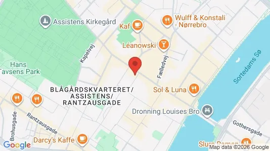 Office spaces for rent i Nørrebro - kort over placeringen