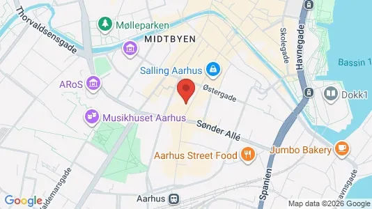 Kontorer til leie i Aarhus C – Bilde fra Google Street View