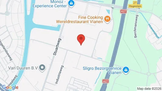 Commercial properties for rent i Vianen - kort over placeringen