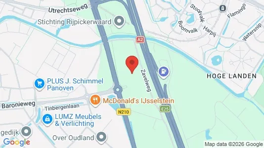 Commercial properties for sale i IJsselstein - kort over placeringen