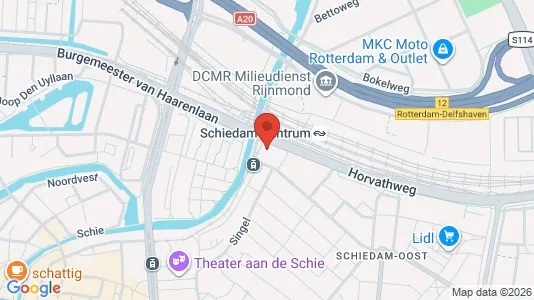Kontorlokaler til leje i Schiedam - Foto fra Google Street View