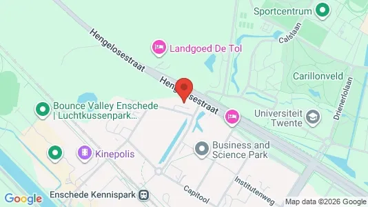 Toimistotilat Vuokrattavana i Enschede - Kuva Google Street Viewstä