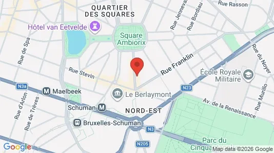 Propiedades comerciales En alquiler i Stad Brussel - kort over placeringen