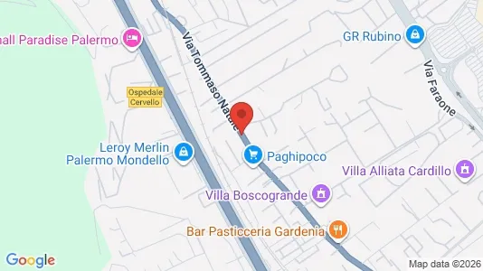 Lokaler til leje i Palermo - kort over placeringen
