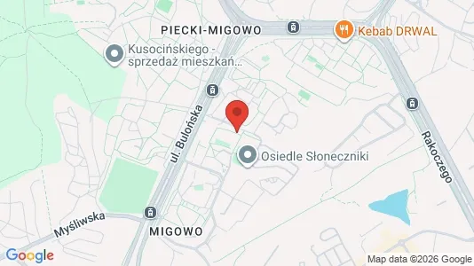 Office spaces for rent i Gdańsk - kort over placeringen