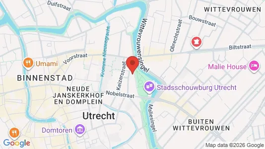 Office spaces for rent i Utrecht Binnenstad - kort over placeringen