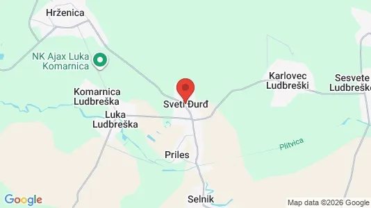 Lokaler til salg i Sveti Đurđ - kort over placeringen