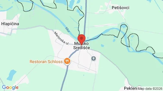 Commercial properties for sale i Mursko Središće - kort over placeringen