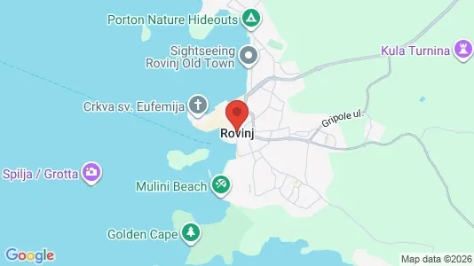 Liikekiinteistöt Vuokrattavana i Rovinj - Kuva Google Street Viewstä