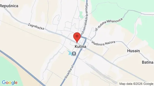 Office spaces for rent i Kutina - kort over placeringen
