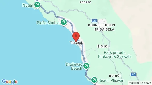 Kantorruimte te huur i Tučepi - Foto uit Google Street View