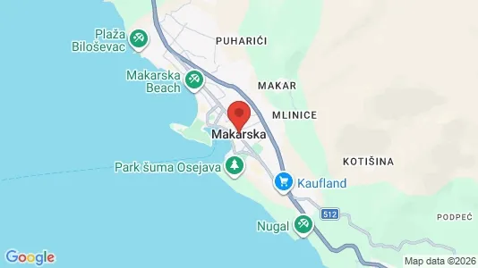 Kontorlokaler til leje i Makarska - Foto fra Google Street View