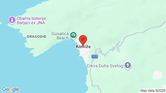 Büros zur Miete i Komiža - kort over placeringen