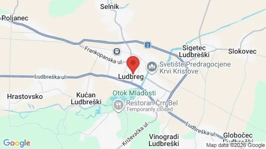 Büros zur Miete i Ludbreg – Foto von Google Street View