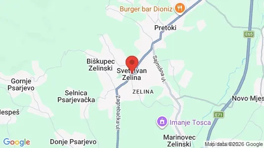 Office spaces for rent i Sveti Ivan Zelina - kort over placeringen