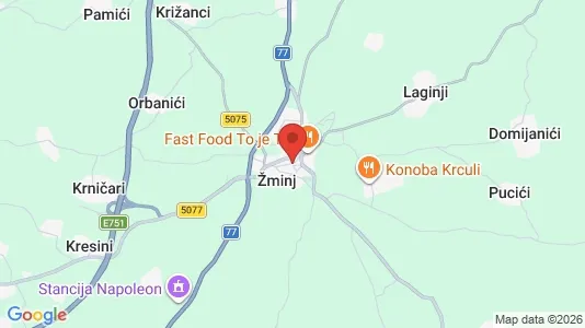 Kontorlokaler til leje i Žminj - Foto fra Google Street View