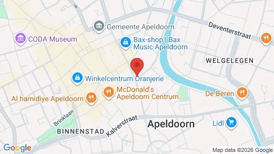 Gewerbeflächen zur Miete i Apeldoorn - kort over placeringen
