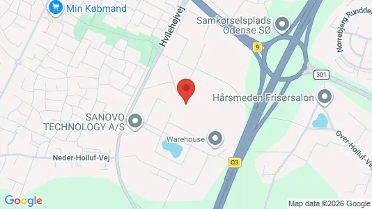 Kontorlokaler til leje i Odense SØ - Foto fra Google Street View