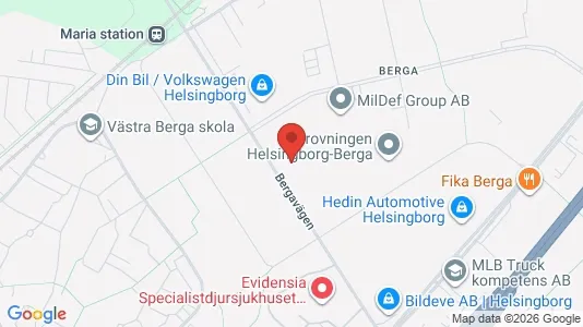 Kontorlokaler til leje i Helsingborg - Foto fra Google Street View