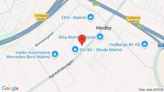 Kontorlokaler til leje i Malmø Centrum - Foto fra Google Street View