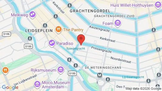 Toimistotilat Vuokrattavana i Amsterdam Centrum - Kuva Google Street Viewstä