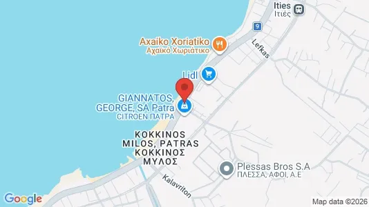 Liikekiinteistöt Myynnissä i Patras - Kuva Google Street Viewstä