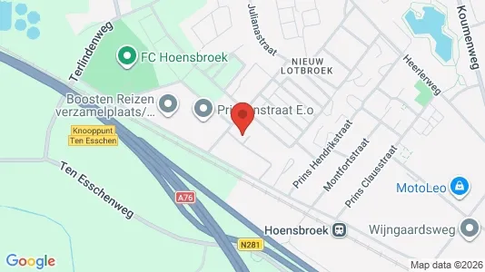 Liikekiinteistöt Vuokrattavana i Heerlen - kort over placeringen
